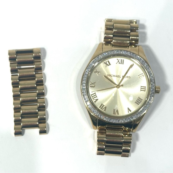 Michael Kors Blake Champagne Dial Unisex MK 3244 - Picture 6 of 7